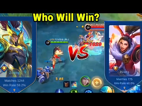 1VS1 ZILONG VS ZILONG NO FARM NO PUSH MID ONLY! Who Will Win? 🔥| INUYASHA JR ~MLBB