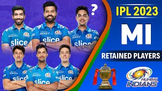 IPL 2023 MI Retained Players List | Mumbai Indians Retained Players 2023 | MI Squad 2023 New Players