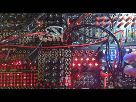 WMD Metron improv with modular drum rack through Qu-bit data bender