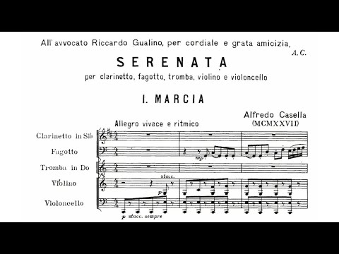 Alfredo Casella: Serenata, Op. 46 (1927)