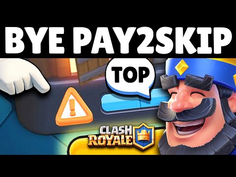 ADDIO PAY TO SKIP/PROGRESS/WIN da CLASH ROYALE!