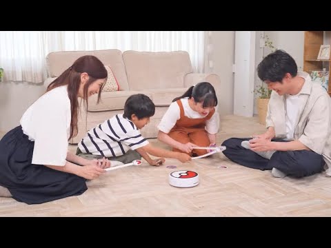 ポケモンゲットパーティが登場！ゲット！ゲット！ディスクとびだす！ポケモンゲット！