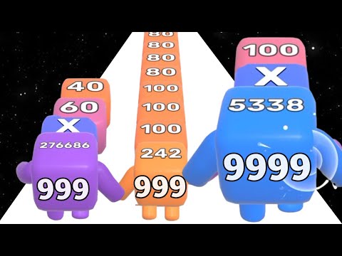 Level Up Numbers (vs) 2048 Jelly Shooter - Level Up Number (Max Level)