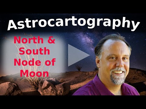 Astrocartography North & South Node of Moon.
