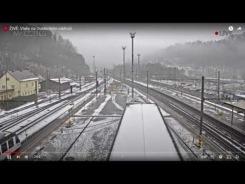 Hlášení a vlak Ústí nad Orlicí - LE 1251 + R 865 + Zpoždění + Os 5005 přijede, 23.12.2022 [HaVIS 3]