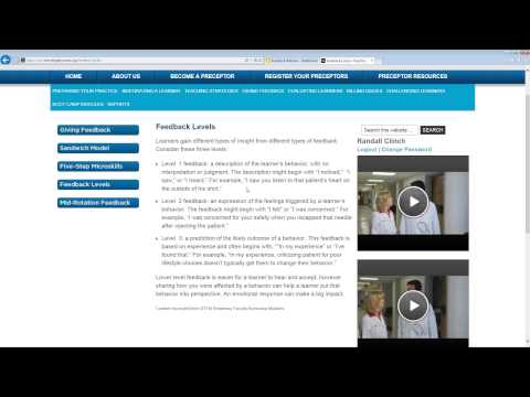 Providing Feedback to Students and Residents