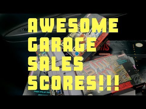 Live Retro video game hunting: Awesome Garage Sale Scores!!!!!