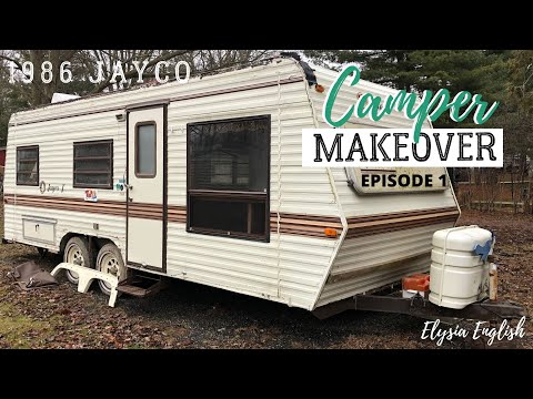 Camper Makeover | Trailer Remodel Project | Camper Renovation on a budget | Episode 1