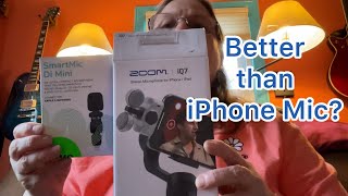 Video thumbnail for Zoom iQ7 vs SmartMic Di Mini vs iPhone mic by Julie Starling Music