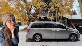 Van Life Survival: Dodging Snow & Floods to Find a Friend | Battling Extreme Weather on the Road