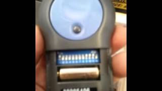 Merlin M802 programming instructions