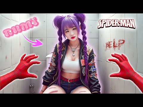 How I Rescue SPIDER-GIRL from the CRAZY ATM-GIRL? (Romantic Love Story Spiderman POV)
