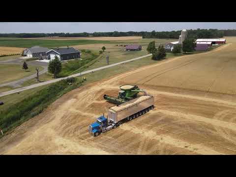 Wheat Harvest in the Thumb of Michigan