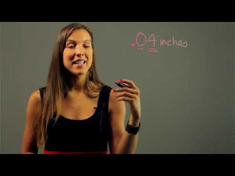 How to Convert Hundredths of an Inch to a Fraction