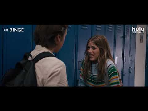 Alternate trailer frame: the trio mid-chaos with neon lights and confetti