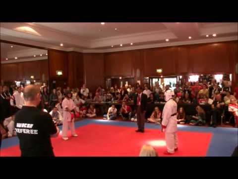 World Championships 2014 Finals Karate Kumite(10) female USA vs GER 29th August