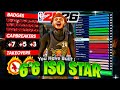 MY 6 6 ISO STAR BUILD Is CRACKED THE BEST POINT GUARD BUILD In NBA 2K26 Best Guard Build 2k26