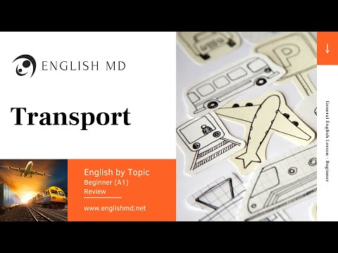 Transportation | Vocabulary and Phrases | Beginner English for ESL Learners (A1)
