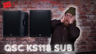 Video thumbnail for EVERYTHING You Need to Know About the QSC KS118 Subwoofer by VIP Production NW