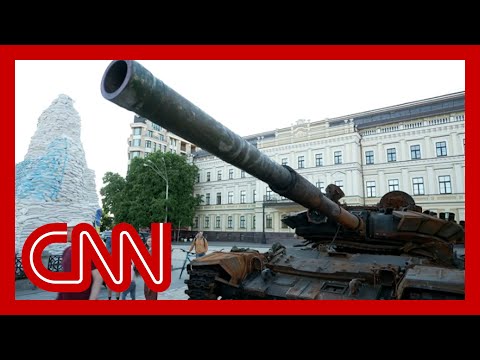 Ukraine displays destroyed Russian weapons in central Kyiv. See what it's like