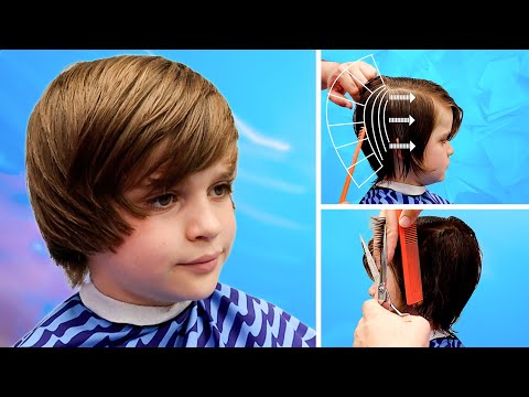 Come tagliare i capelli dei ragazzi con le forbici | Tutorial sul taglio passo dopo passo