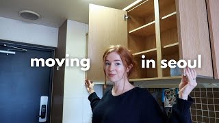 moving in seoul 📦 packing up our one room apartment, i dont know what im doing, life in korea
