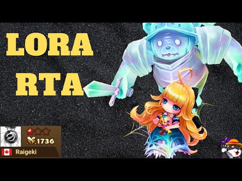 The Power Of Lora (Light Occult Girl) In RTA  Summoners War