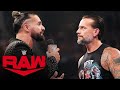FULL SEGMENT CM Punk And Seth Freakin Rollins Engage In Tense Faceoff Raw July 8 2024