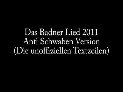 Gino Wild - Das Badnerlied (Spaß Version) (inoffizielle Strophen)