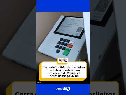 Eleições 2026: cerca de 1 milhão de brasileiros no exterior votam para presidente neste domingo