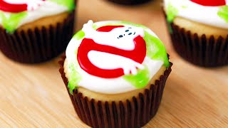 GHOSTBUSTERS SLIME CUPCAKES - NERDY NUMMIES