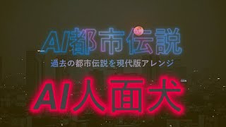 昔の都市伝説をAIが現代版アレンジ「AI人面犬」
