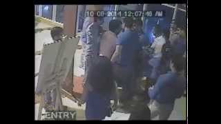 preview picture of video 'Club Rhino Gurgaon Bouncer CCTV Footage-1'