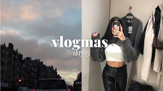 Vlogmas Day 13 | christmas & holiday shopping, st james quarter & haul