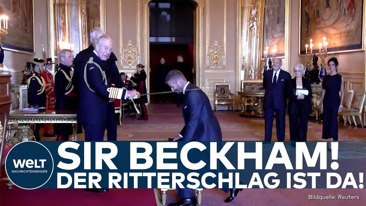 GROSSBRITANNIEN: Sir David Beckham – König Charles III. schlägt Fussball-Ikone zum Ritter!