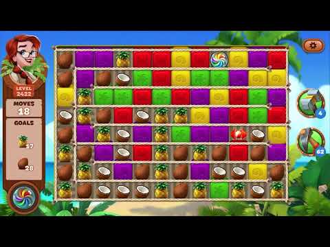 Lost Island Blast Adventure Level 2422 NO BOOSTERS - A S GAMING ✔️