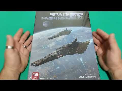GMT - Space Empire 4x - 5th Printing 2025 - Unboxing PT