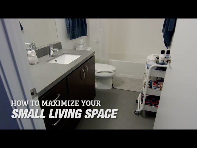 How to Maximize Your Small Living Space Part 2: Office & Bathroom