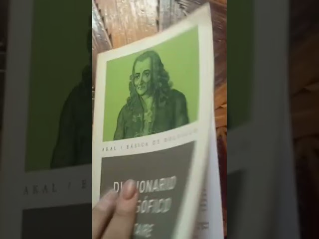 Vídeo relacionado con Diccionario filosófico: 139 (Básica de Bolsillo)