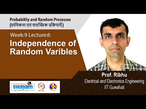 Probability and Random Processes प्रायिकता एवं यादृच्छिक प्रक्रियाएँ Introductory Video