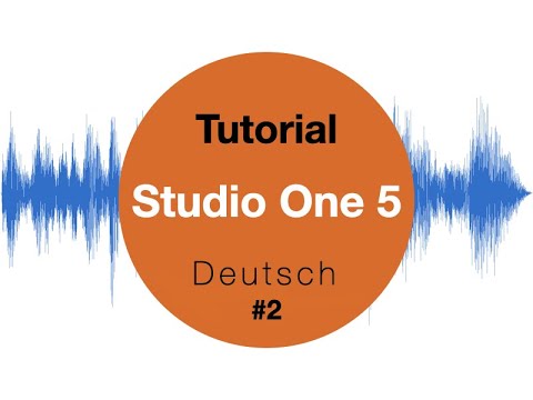 Studio One 5 für Einsteiger #2 Audiospuren