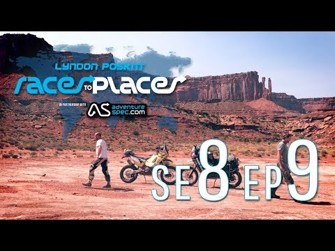 Adventure Motorcycling Documentary Races To Places SE8 EP9 Ft. Lyndon Poskitt
