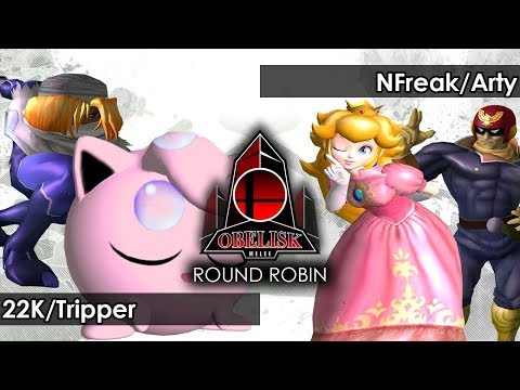Melee: 22K/Tripper V Arty/Nfreak - Obelisk 77 Tournament SSBM
