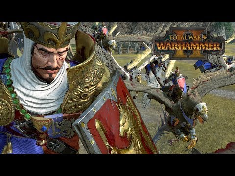 MAXIMUM AIR POWER - Bretonnia vs Dark Elves // Total War: Warhammer II Online Battle
