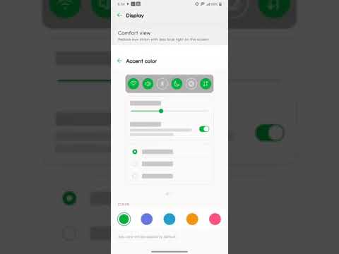 Change accent color with Shark theme for LG UX9