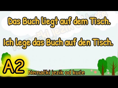 LEKCIJA 183 Promenljivi predlozi SA DATIVOM I AKUZATIVOM ● NEBEN ● AUF ● AN ● UNTER ● ZWISCHEN  ...