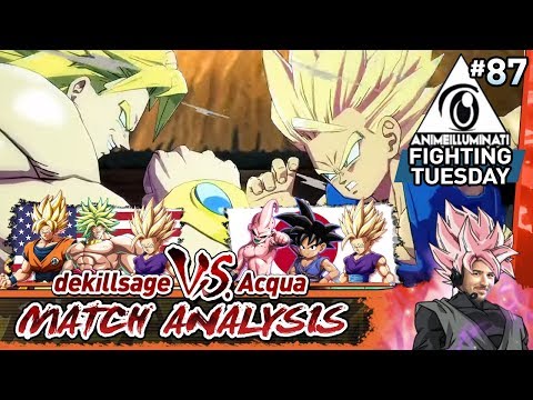 DBFZ Match Analysis: Fighting Tuesday #87 - dekillsage vs. Acqua
