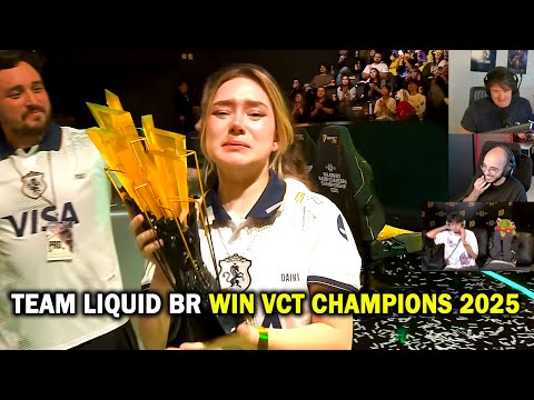 Streamers React to CRAZY FINAL MOMENT From TEAM LIQUID BR vs Shopify Rebellion in VCT Grand FInal