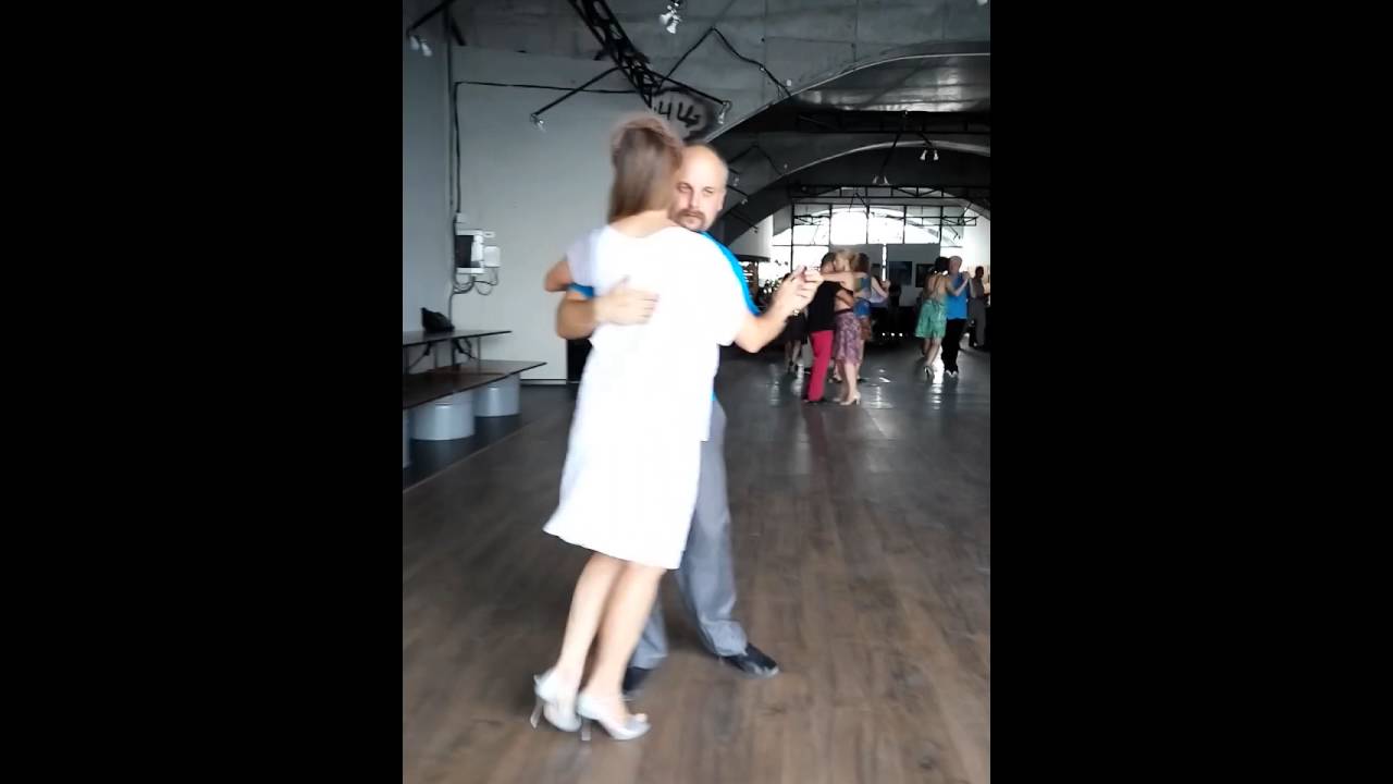 Сергей Литвинов и Елена . Милонга в Арт-Причале.  (2016-07-03 171508