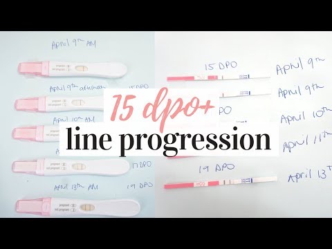 PREGNANCY TEST LINE PROGRESSION 2019 | NO POSITIVE UNTIL 15 DPO